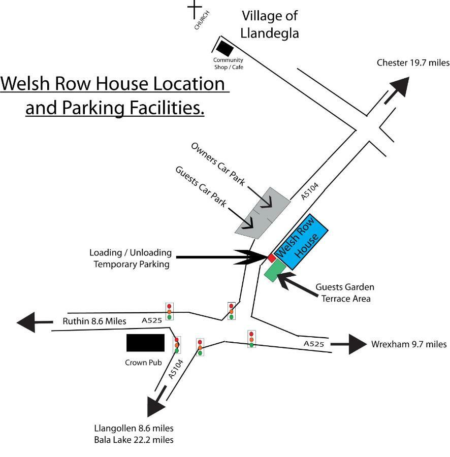 Welsh Row House Apartamento Llandegla Exterior foto